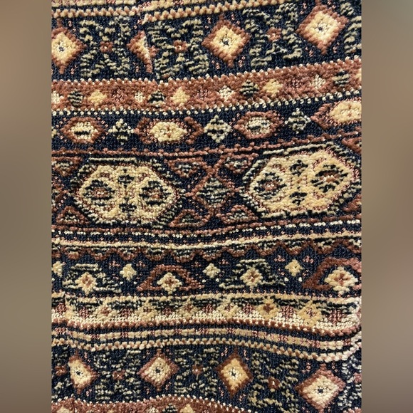 Rare Vintage 70s Anne Klein Tapestry tribal Pattern Blazer Jacket With Pockets 6 - Picture 10 of 14